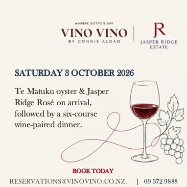 Jasper Ridge & Vino Vino Wine Pairing Dinner